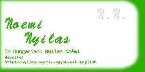 noemi nyilas business card